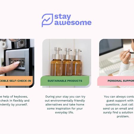 Stay Awesome - Modernes Apartment Am Botanischen Garten Кассель Экстерьер фото