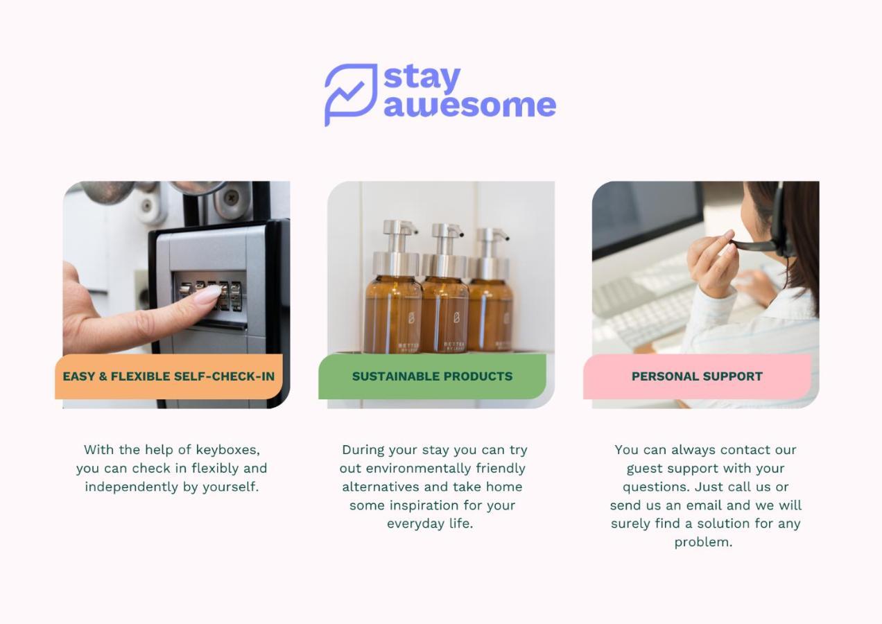 Stay Awesome - Modernes Apartment Am Botanischen Garten Кассель Экстерьер фото